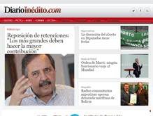 Tablet Screenshot of diarioinedito.com